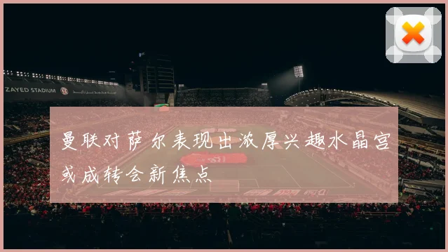 曼联对萨尔表现出浓厚兴趣水晶宫或成转会新焦点